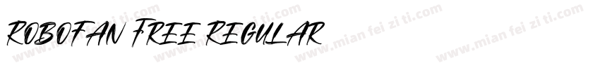Robofan Free Regular字体转换